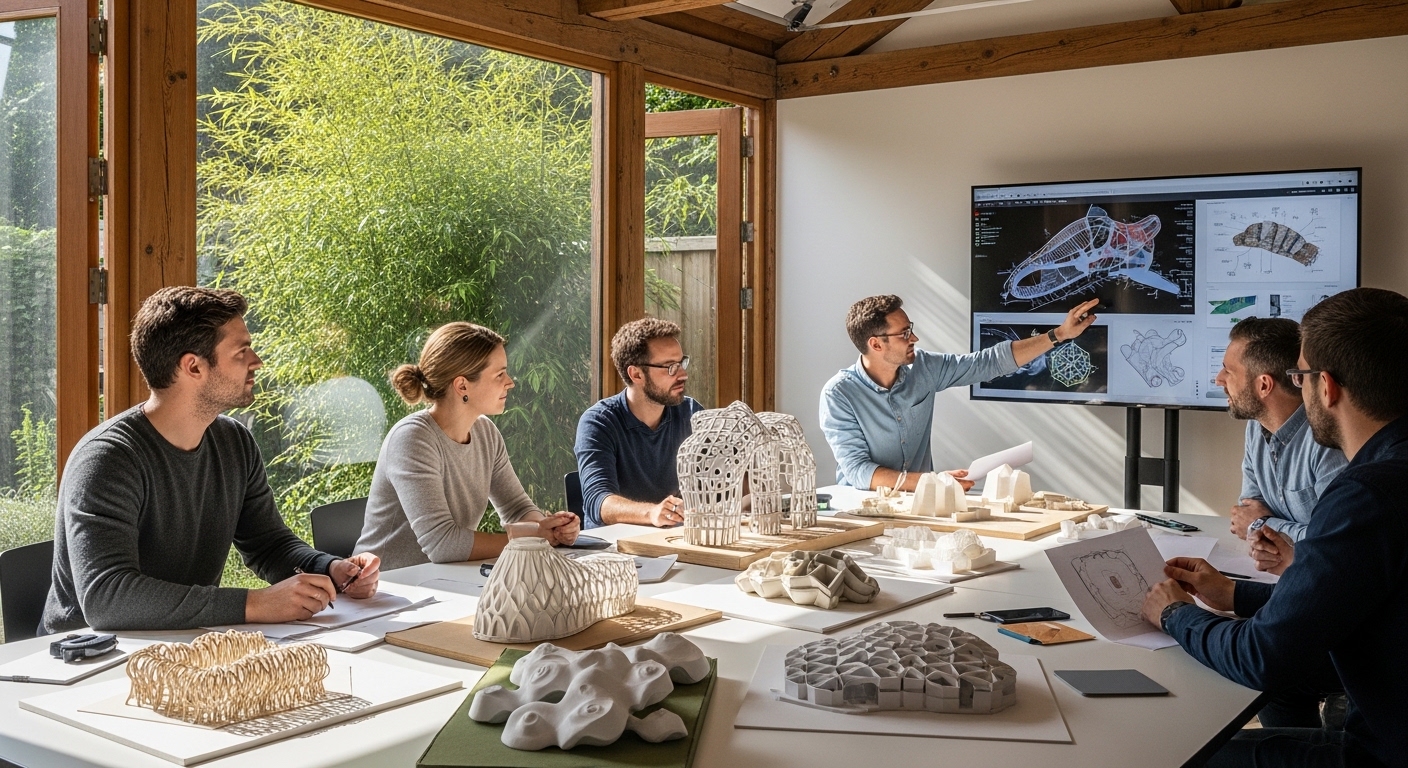 Equipo Xulark en taller de diseño